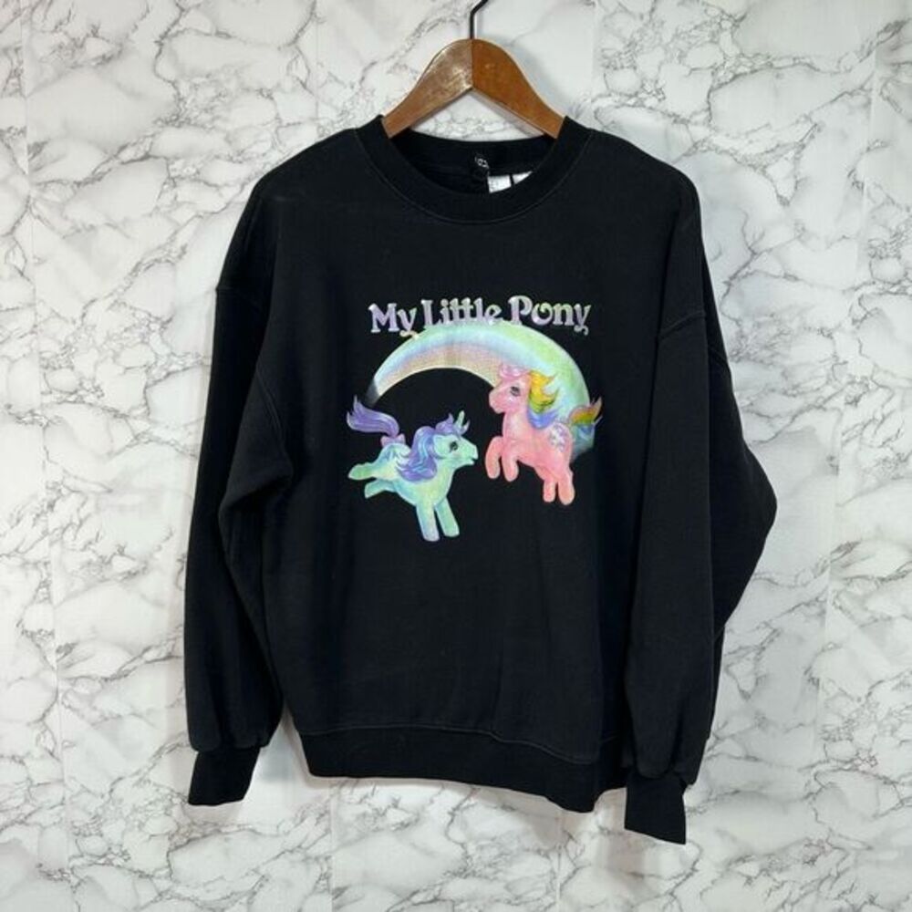 Hasbro X Divided Women’s Sweatshirt sz M Pull Over My Little Pony #F388